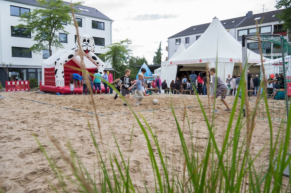 Sand-weg-Party in Haan