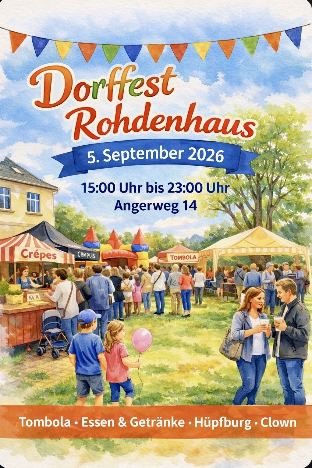 Dorffest Rohdenhaus 2026 in Wülfrath